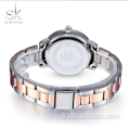shengke k0075 ceinture en acier diamant mode dames montre vente directe d&#39;usine 2021 nouveau